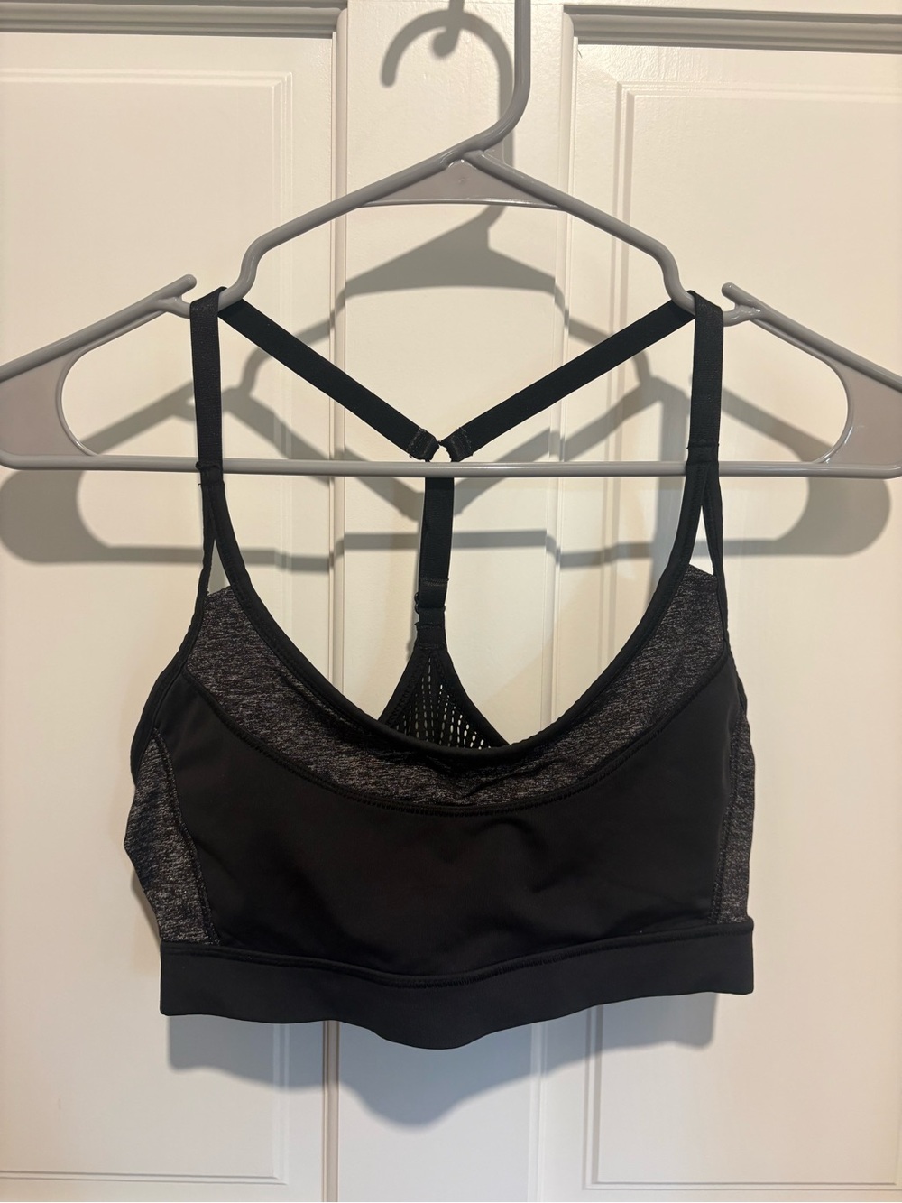 H&M Black & Heathered Charcoal Sports Bralette
